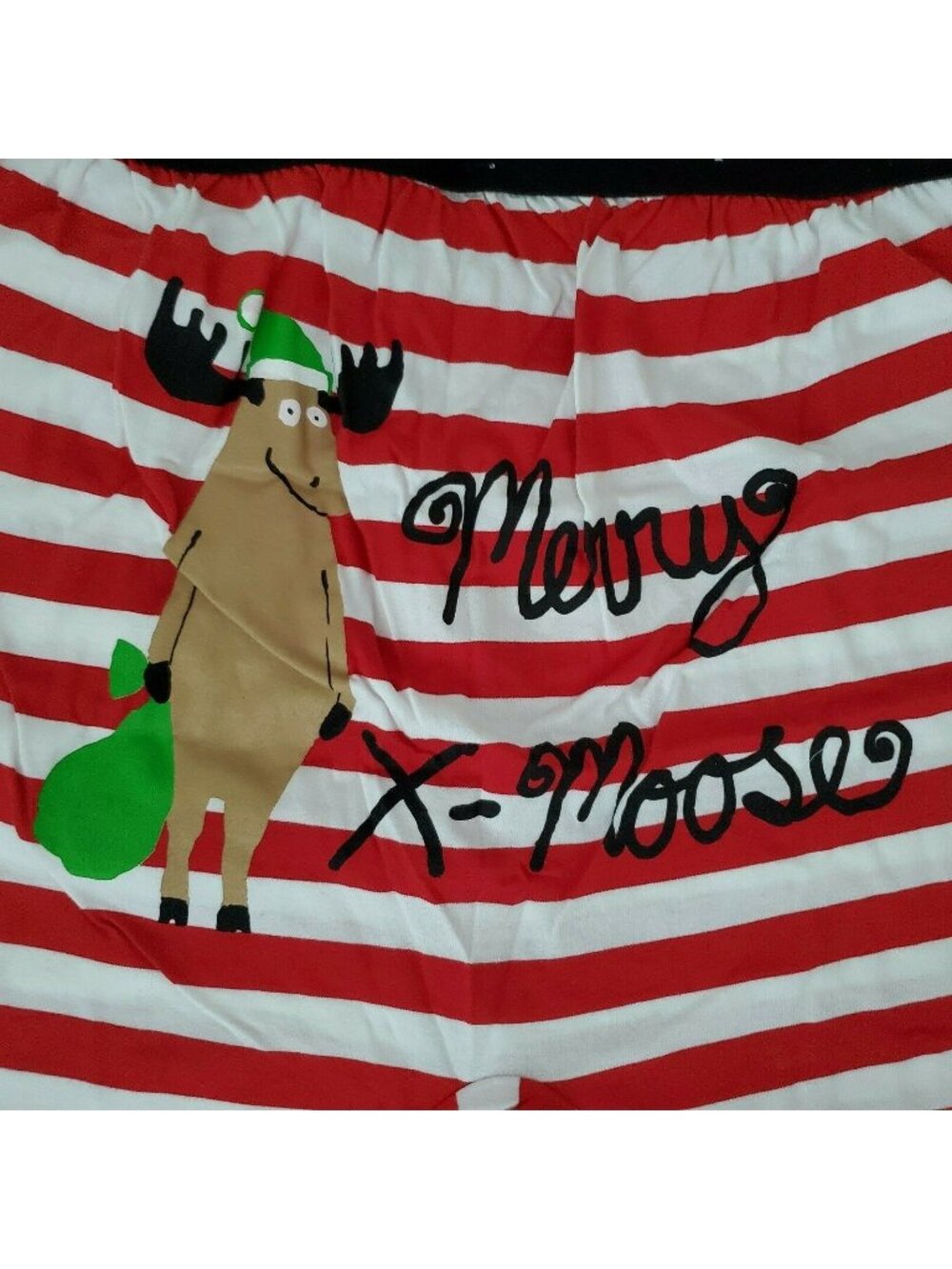 Christmas Boxer Shorts Merry X-Moose Moose Hatley Boxers Men's Medium NEW